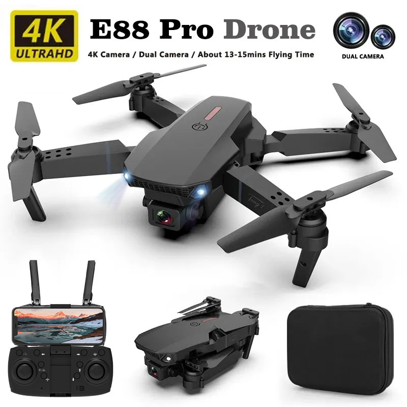 Drone Surveying - E88pro ドローンプロフェッショナル Dron オプティカルフロー 4 k