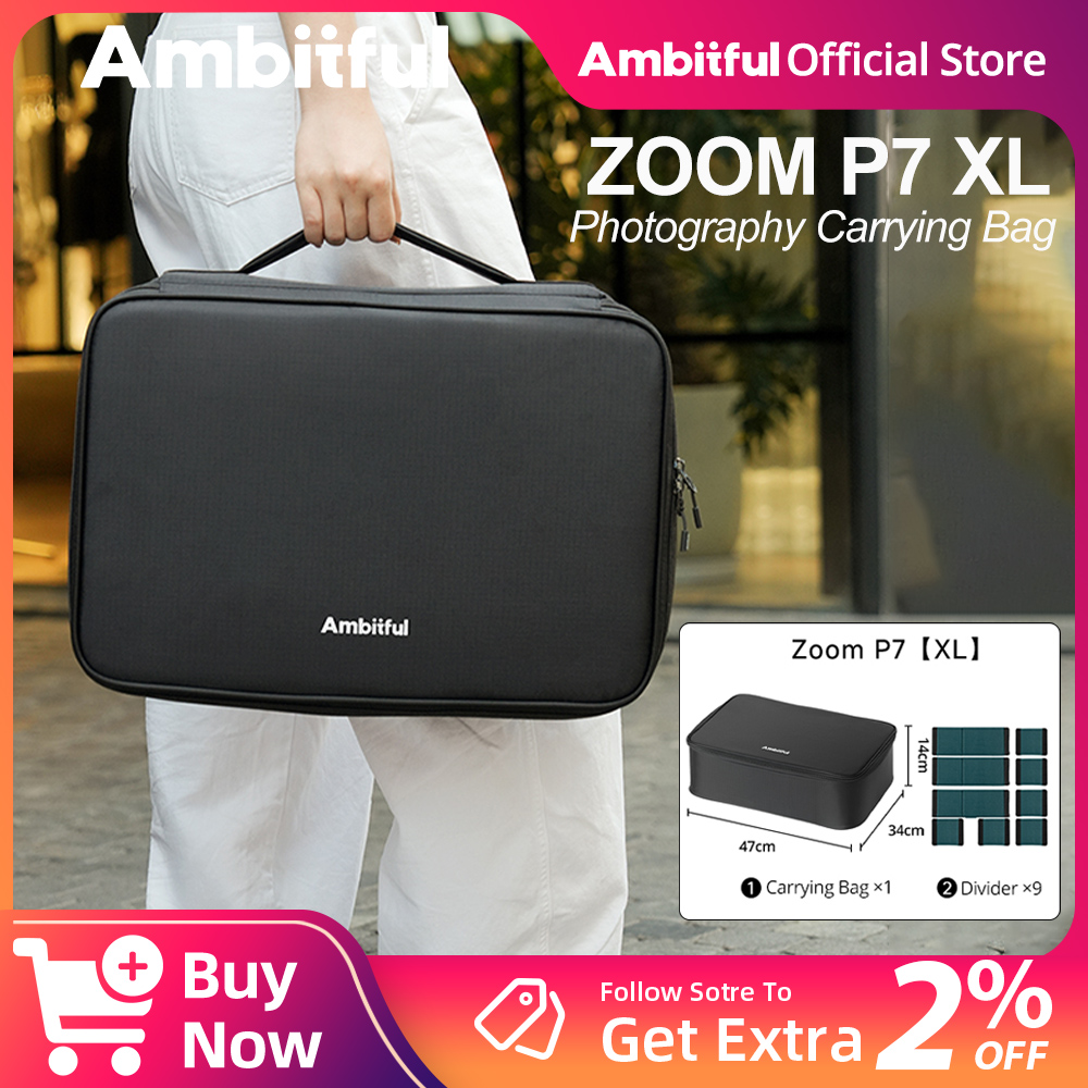 Drone Cinematic - Ambitful ZOOM P7II XL 写真撮影用収納バッグ 旅行バッグ