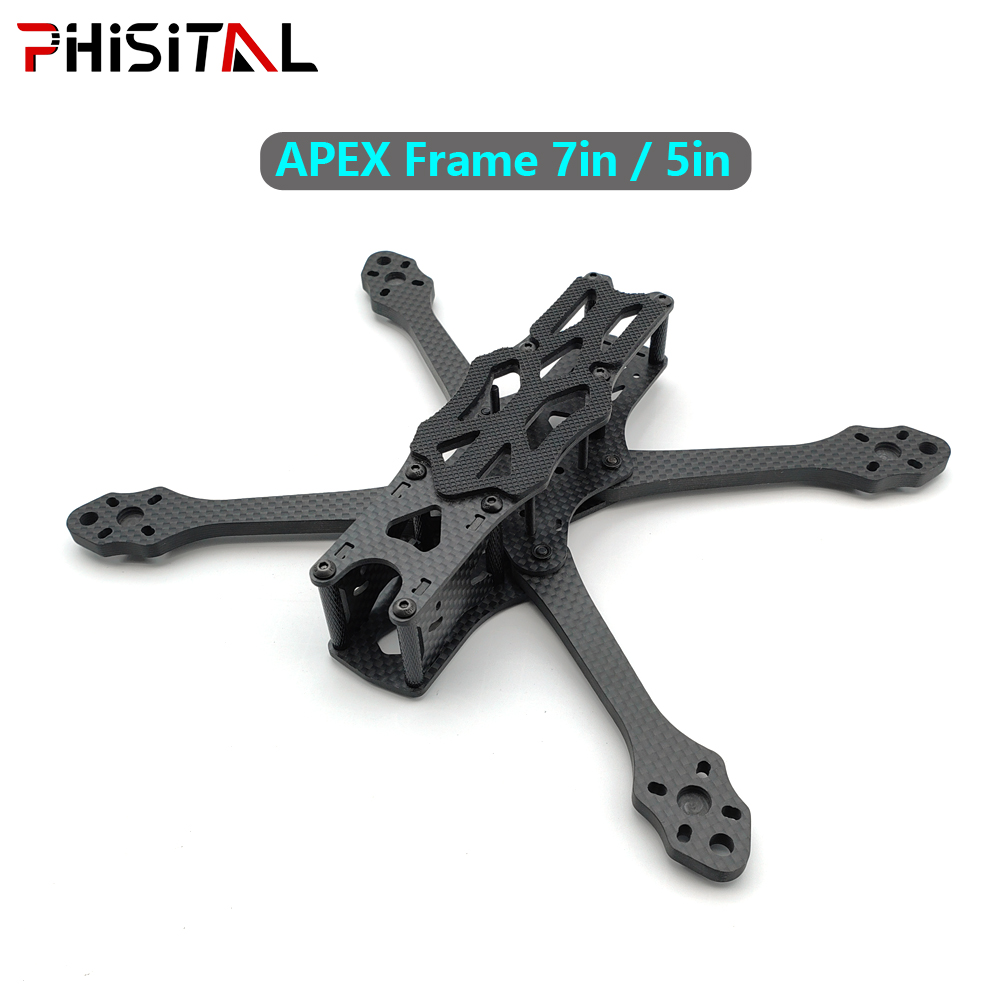 Drone Lidar - APEXフレーム 7インチ/6インチ/5インチ カーボンファイバー製クアッドコプターフレームキット（19/22mmカメラ用） | アナログVTX |