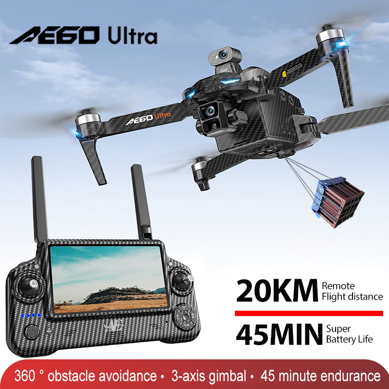 Drone Surveying - AE60 GPSドローン プロフェッショナル 8Kカメラ 3軸ジンバル 空撮FPV