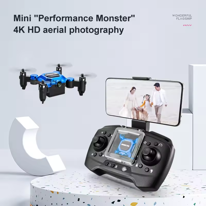 新型K04ミニ折りたたみ式ドローン、リモコン操作、空撮用クア - Drone Multispectral のレビューと価格