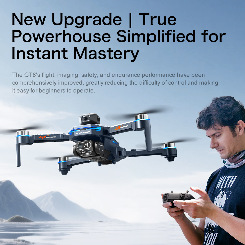 オリジナルGT8ドローン 8Kプロフェッショナルデュアルカメ - Drone Photogrammetry のレビューと価格